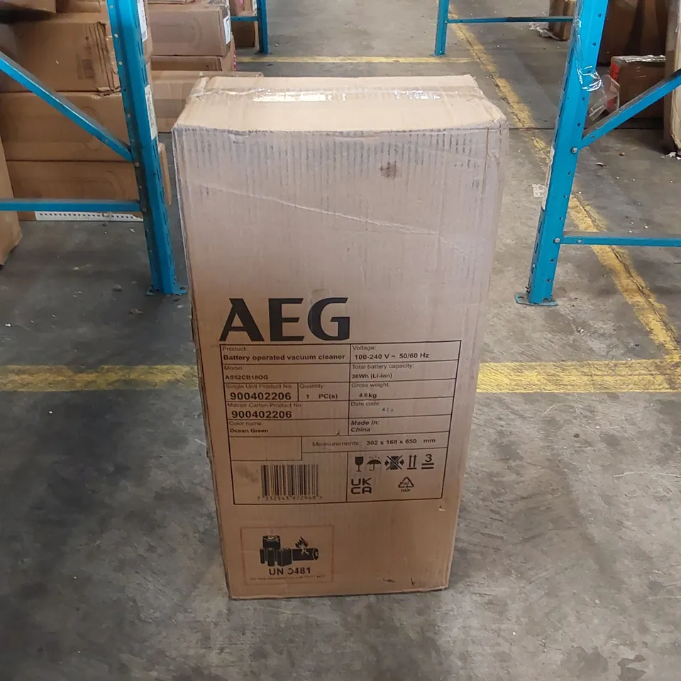 AEG CLEAN 5000 CORDLESS VACUUM CLEANER AS52CB18OG