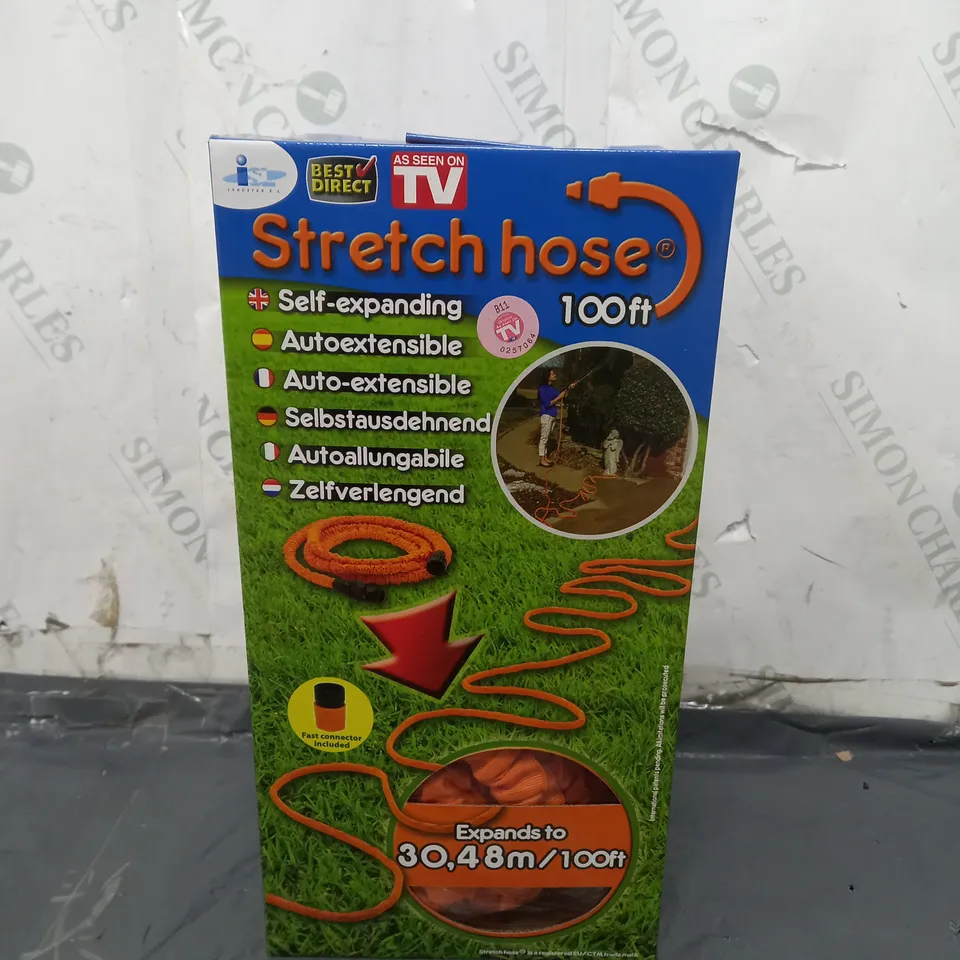 BOX OF APPROXIMATELY 12 STRETCH HOSES 100FT 