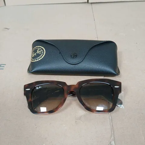 RAYBAN ROUNDED SUNGLASSES IN HAVANA