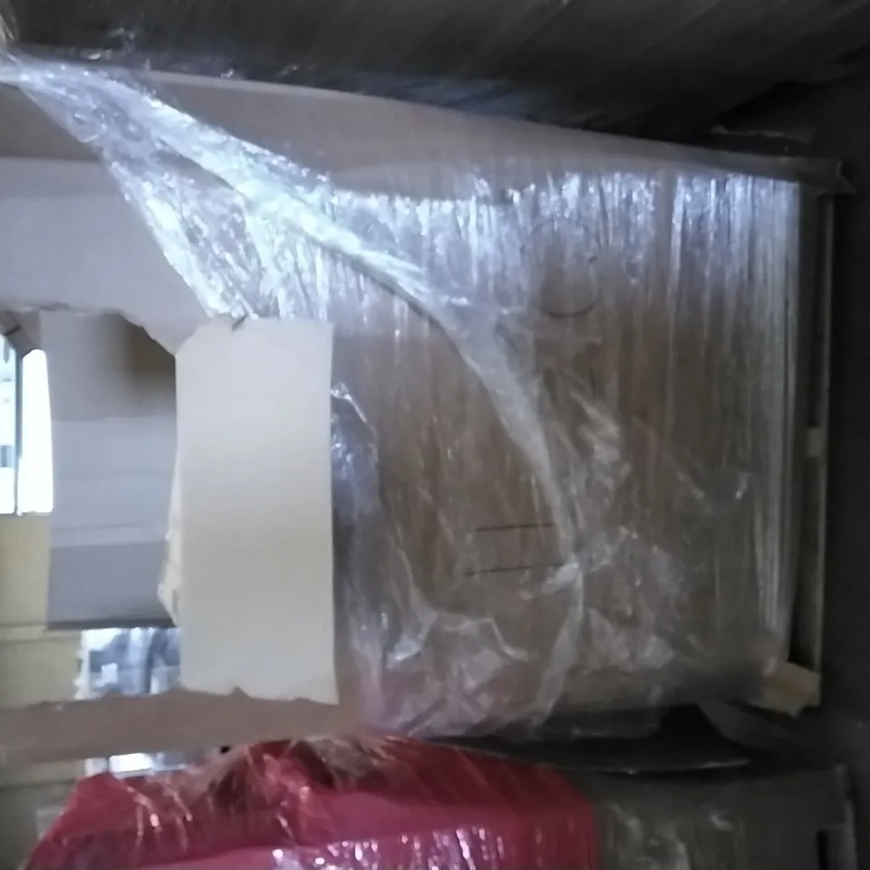 PALLET OF ASSORTED ITEMS INCLUDING ALPHA CAMP FOLDOUT CAMPING CHAIR, ALPHA CAMP FOLDOUT BED, LAKHMAALI MATTRESS TOPPER, GETCO TECH PROJECTOR SCREEN, HUI LINGYANG, AIR COOLER