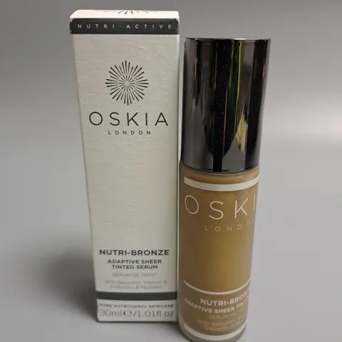 OSKIA LONDON NUTRI-BRONZE ADAPTIVE SHEER TINTED SERUM - 30ML
