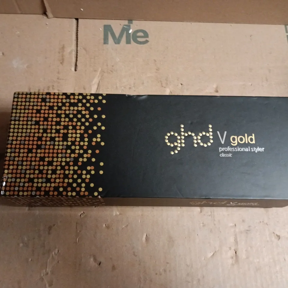 GHD GOLD PROFESSIONAL STYLER CLASSIC HAIR STRAIGHTENER (V) – BOXED