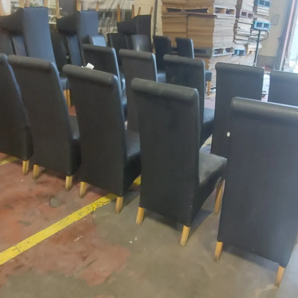 10x UPHOLSTERED RESTAURANT DINING CHAIRS