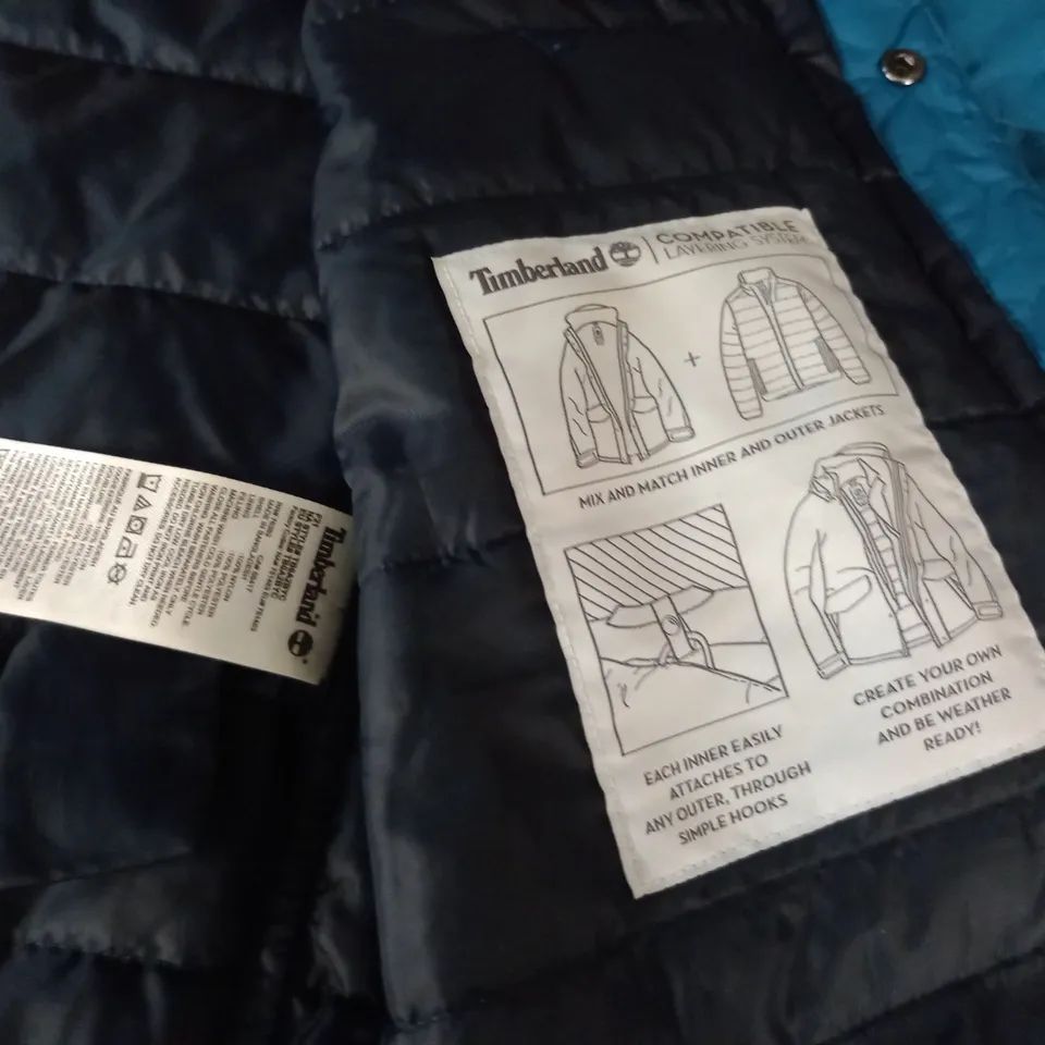 TIMBERLAND INSULATED JACKET IN TEAL - S/P