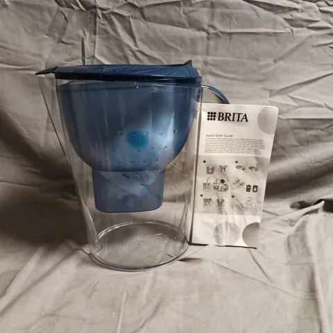 BRITA WATER FILTER PITCHER – BLUE LID WITH QUICK START GUIDE