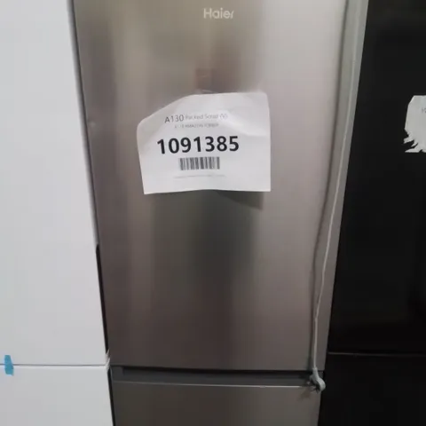 HAIER FREESTANDING FRIDGE FREEZER IN SILVER HDW1618DNPK - UNPROCESSED RAW RETURN