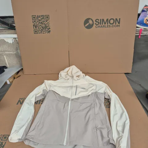 TRAILBERG JACKET – SIZE S, CREAM/LIGHT GRAY