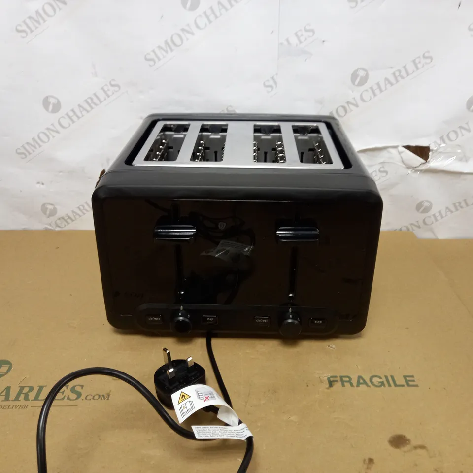 BOSCH DESIGNLINE PLUS TAT4P443GB 4 SLOT STAINLESS STEEL TOASTER