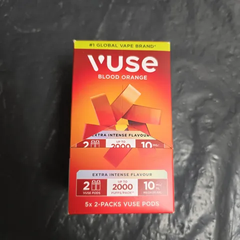 VUSE BLOOD ORANGE PODS – 2 ML EACH, 10 MG/ML NICOTINE, 5×2-PACKS (10 PODS TOTAL)