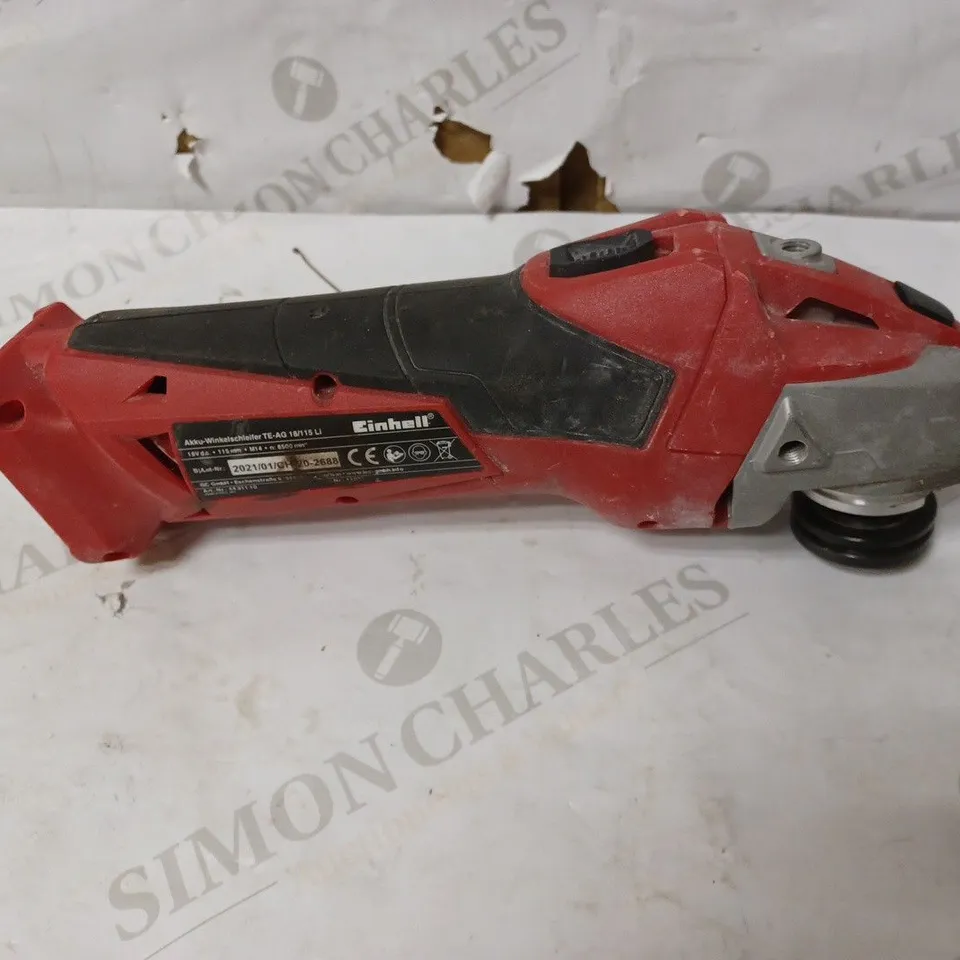 EINHELL TE-AG 18 LI SOLO CORDLESS ANGLE GRINDER