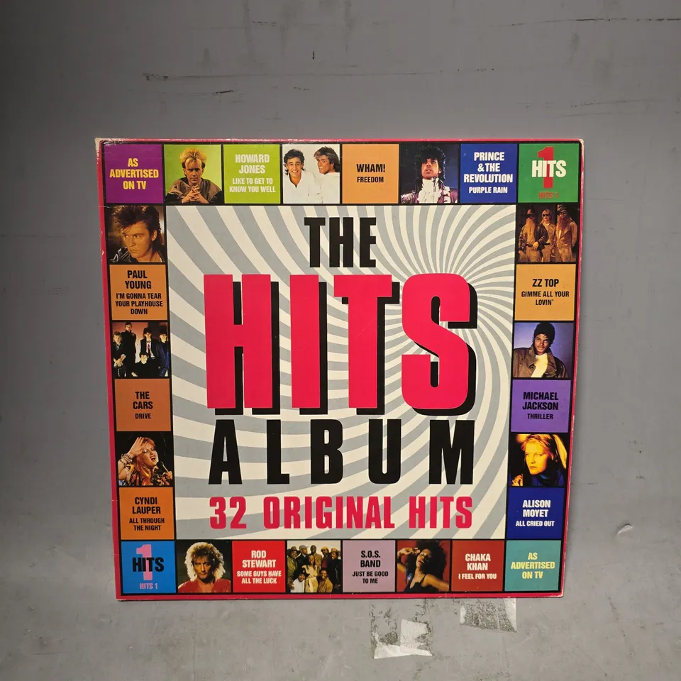 THE HITS ALBUM 32 ORIGINAL HITS VINYL
