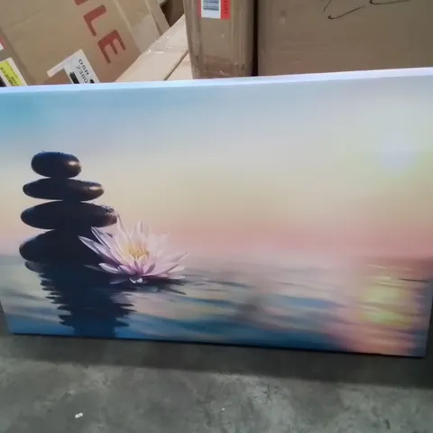 WATER LILLY CANVAS ART PRINT 