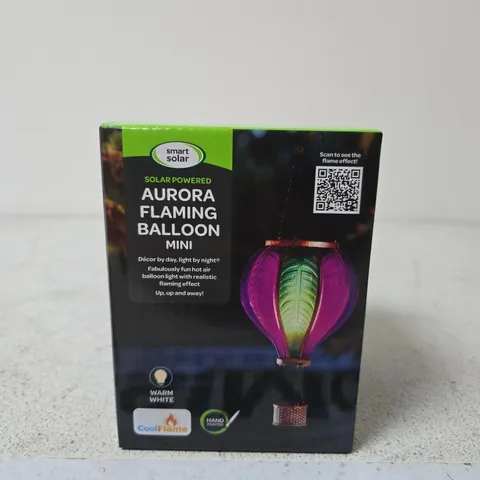 SMART SOLAR AURORA FLAMING BALLOON MINI – SOLAR POWERED GARDEN LIGHT