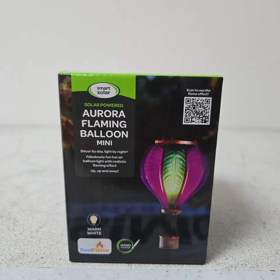 SMART SOLAR AURORA FLAMING BALLOON MINI – SOLAR POWERED GARDEN LIGHT