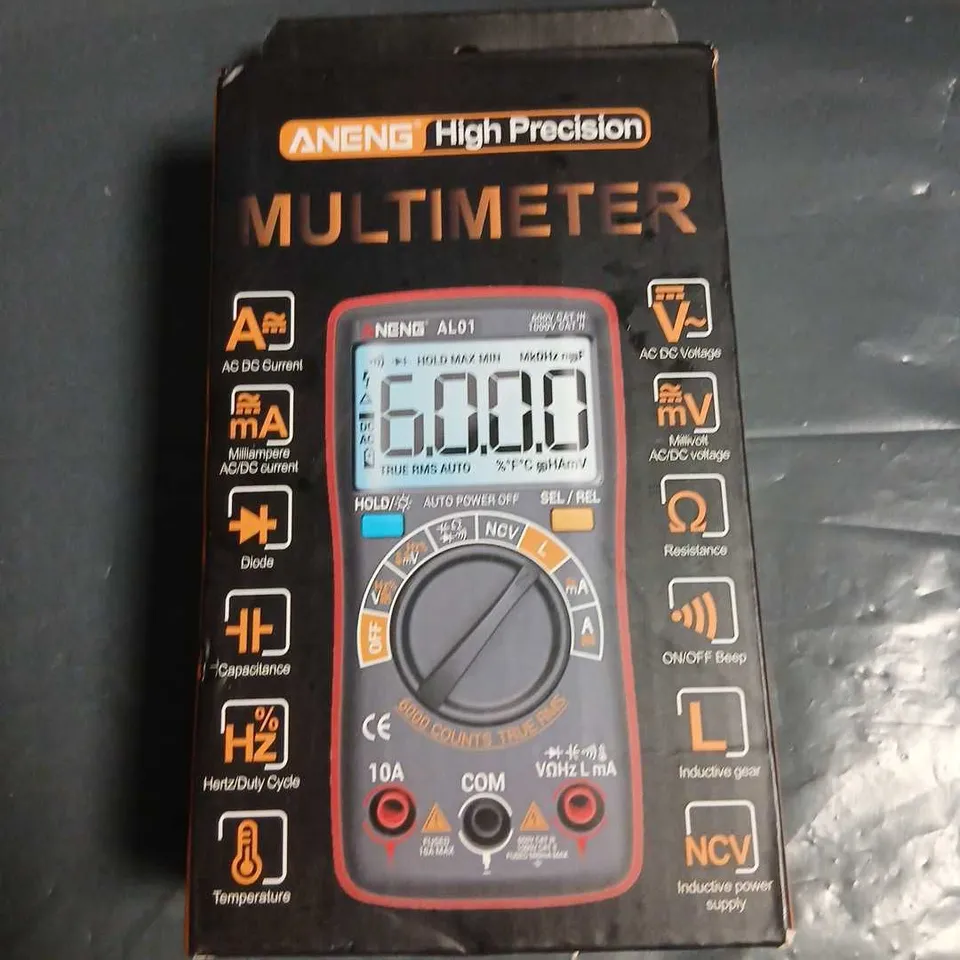 ANENG HIGH PRECISION MULTIMETER AL01 – BOXED DIGITAL METER
