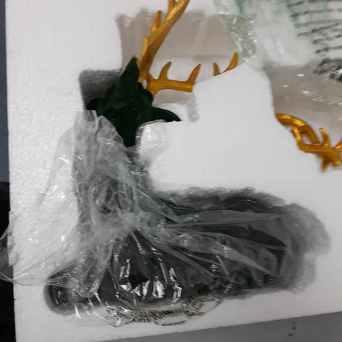 BOXED ALISON CORK SET OF 2 VELVET HENRY STAGS
