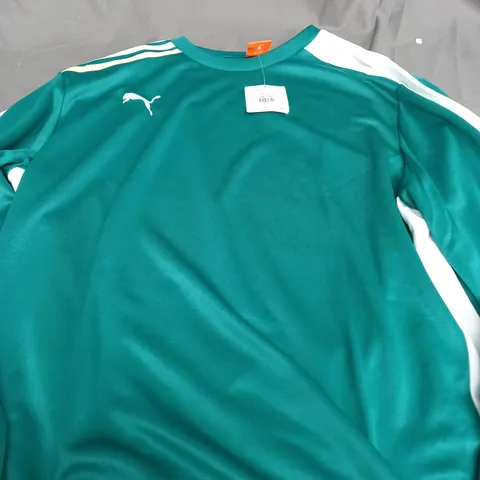 PUMA EMERAL GREEN SWEATSHIRT - UK XXL
