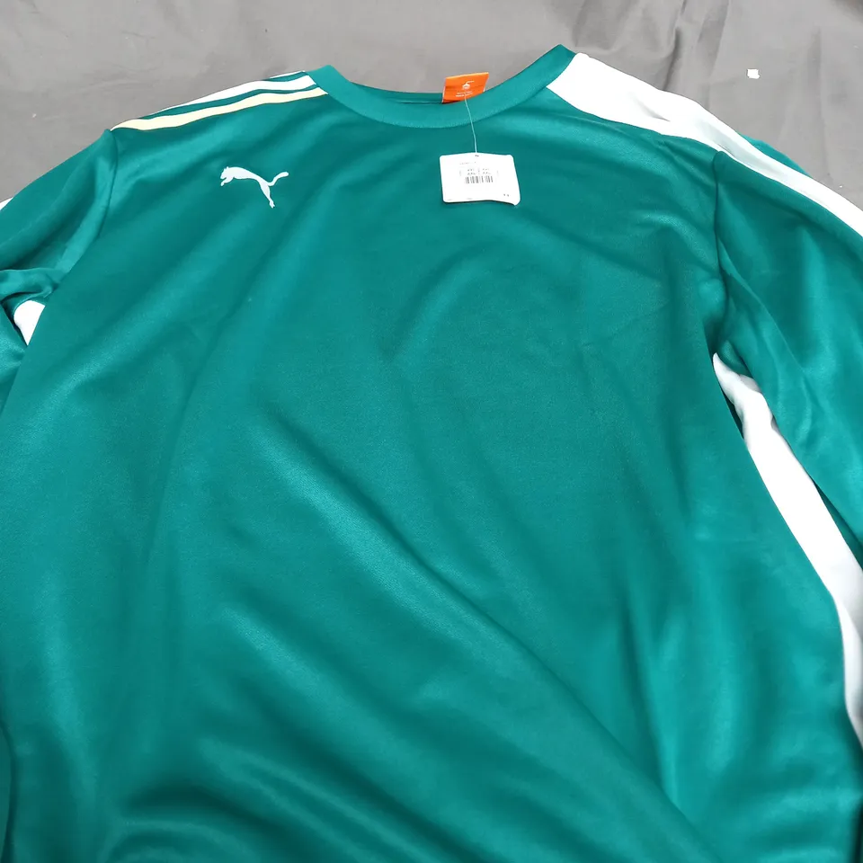 PUMA EMERAL GREEN SWEATSHIRT - UK XXL