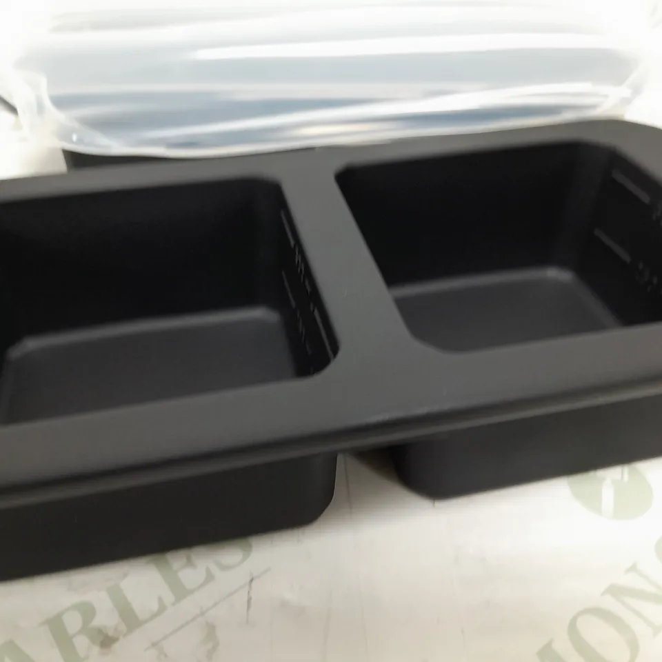 COOK'S ESSENTIALS SET OF 2 DIVIDED SILICONE FOOD TRAYS
