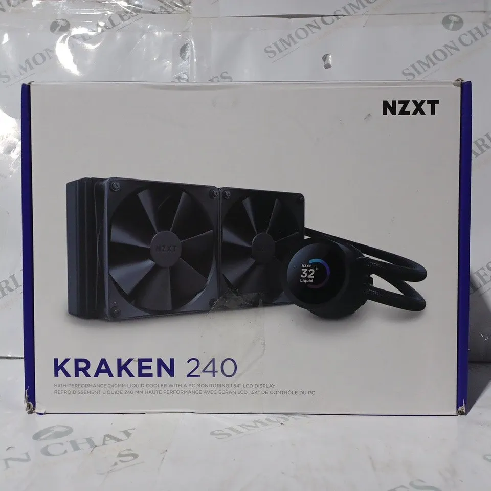 BOXED NZXT KRAKEN 240 LIQUID COOLER