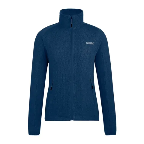 REGATTA WOMEN'S SOFTSHELL HIKING JACKET MALANA AVIATOR BLUE UK 20