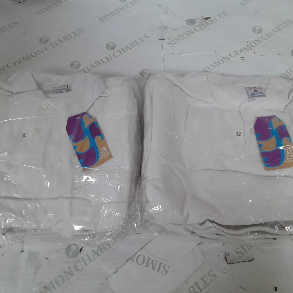 SET OF APPROX 20 AKIF STYLES SCHOOL WEAR BOYS POLO SHIRTS IN VARIOUS SIZES 