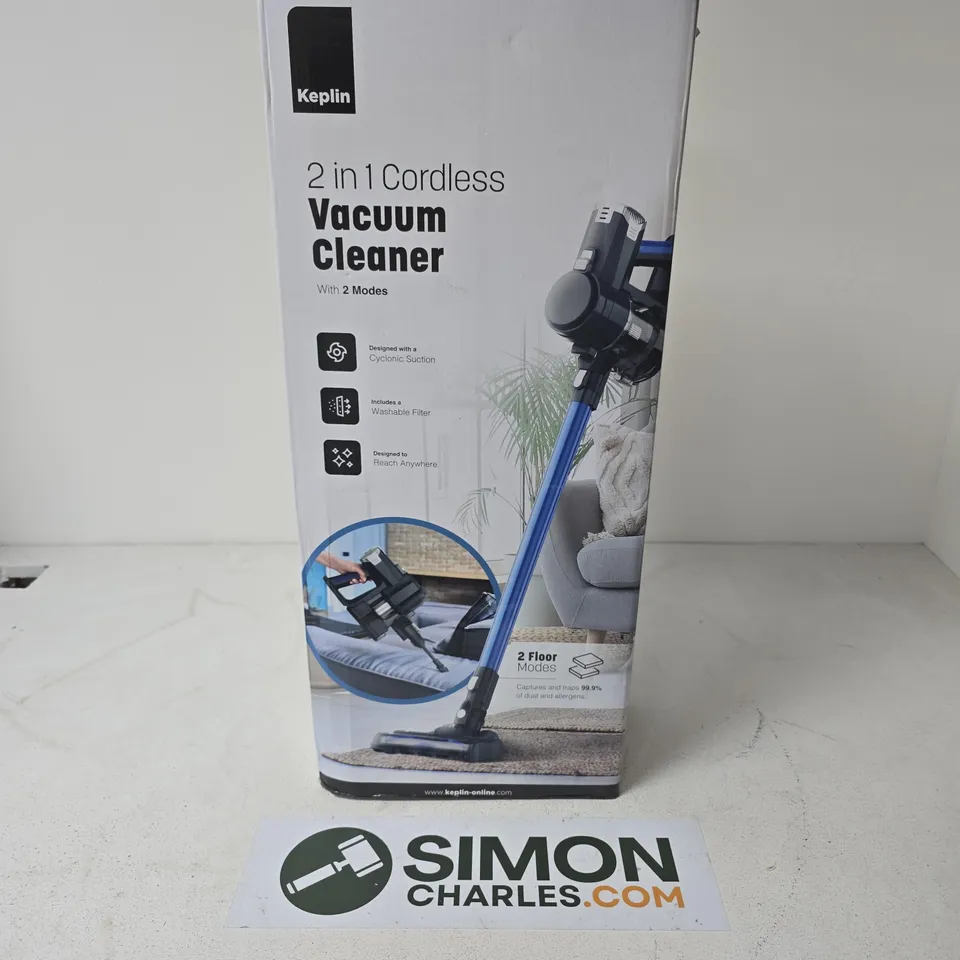 BOXED KEPLIN 2IN1 CORDLESS VACUUM CLEANER