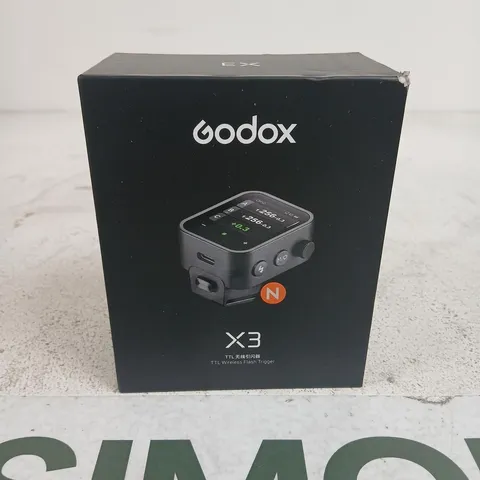 GODOX X3 TTL WIRELESS FLASH TRIGGER – BOXED WITH CARRY CASE