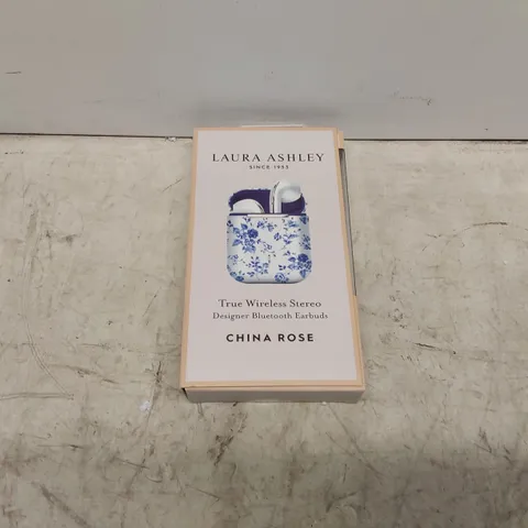 BOXED LAURA ASHLEY TRUE WIRELESS EARBUDS - CHINA ROSE (1 ITEM)