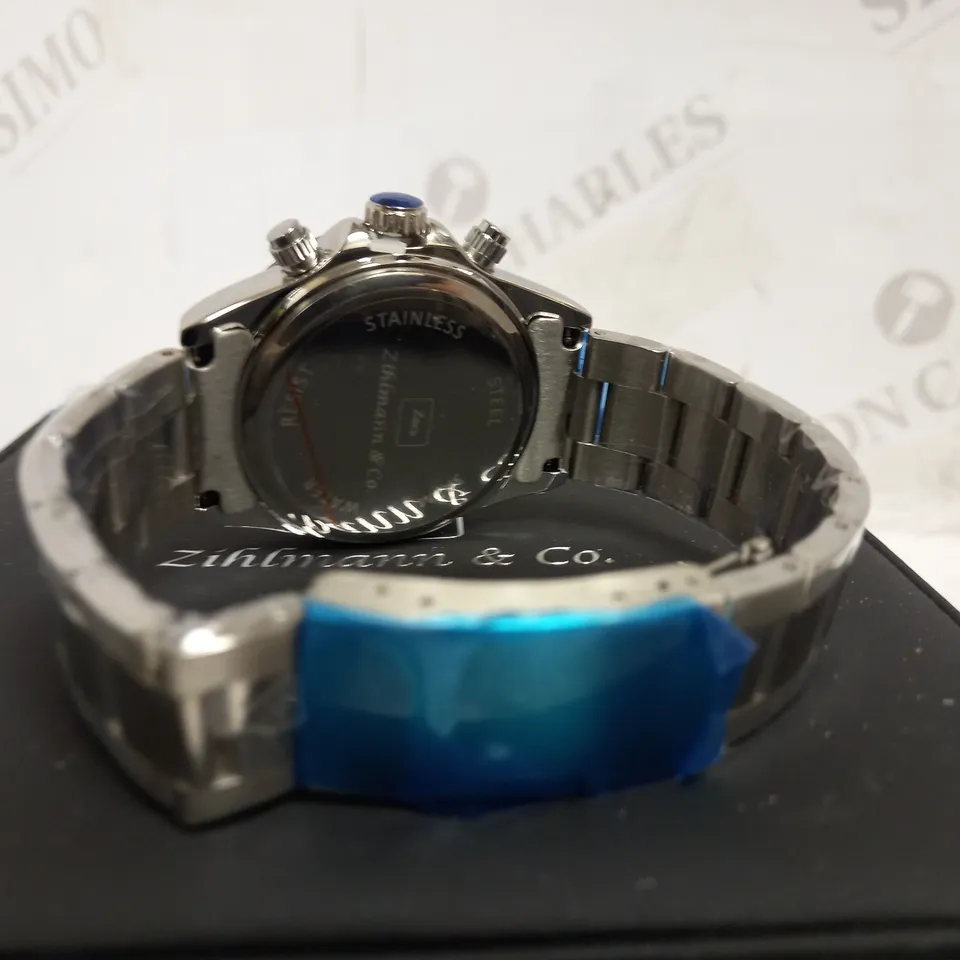 ZIHLMANN & CO CHRONOGRAPH STYLE BRACELET STRAP WATCH RRP £520