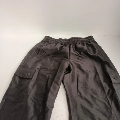 ADIDAS ESS WOVEN CARGO TROUSERS - BLACK, UK 16-18