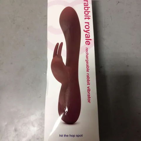 BOXED LOVEHONEY RABBIT ROYALE RECHARGEABLE RABBIT VIBRATOR