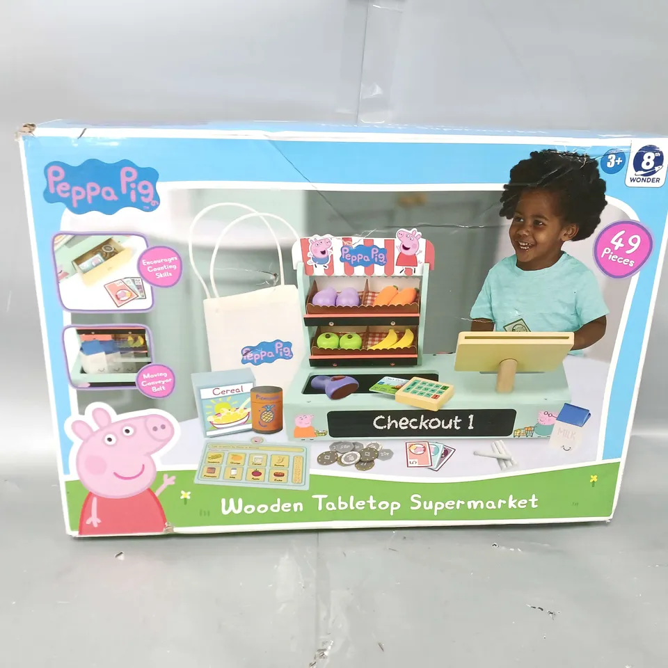 PEPPA PIG TABLE TOP SUPERMARKET RRP £40