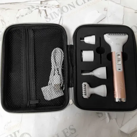 BOXED TILI 5-IN-1 MULTI FUNCTIONAL HAIR REMOVAL KIT PINK