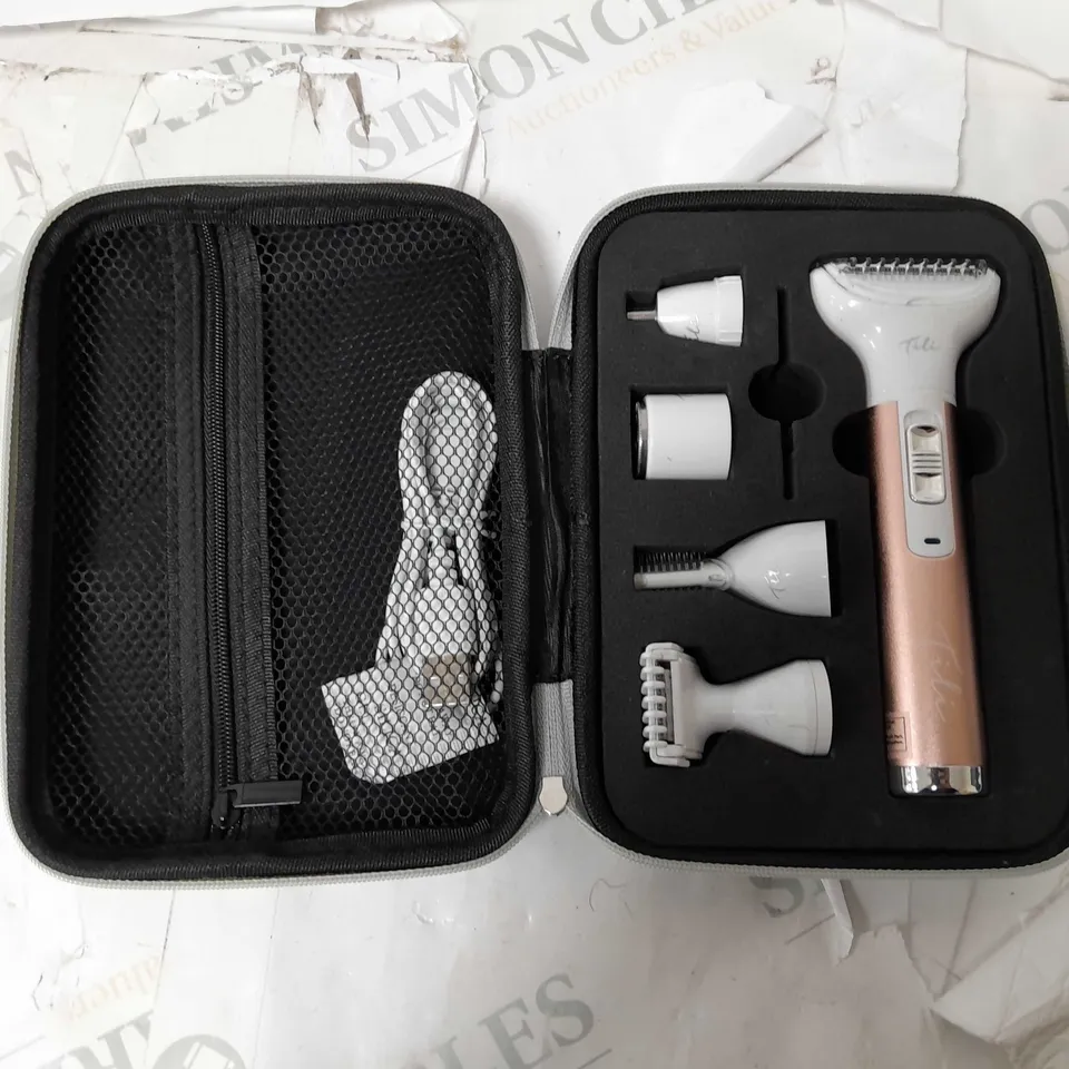 BOXED TILI 5-IN-1 MULTI FUNCTIONAL HAIR REMOVAL KIT PINK