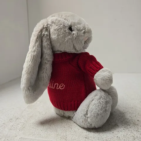 JELLYCAT BASHFUL SILVER BUNNY PLUSH TOY