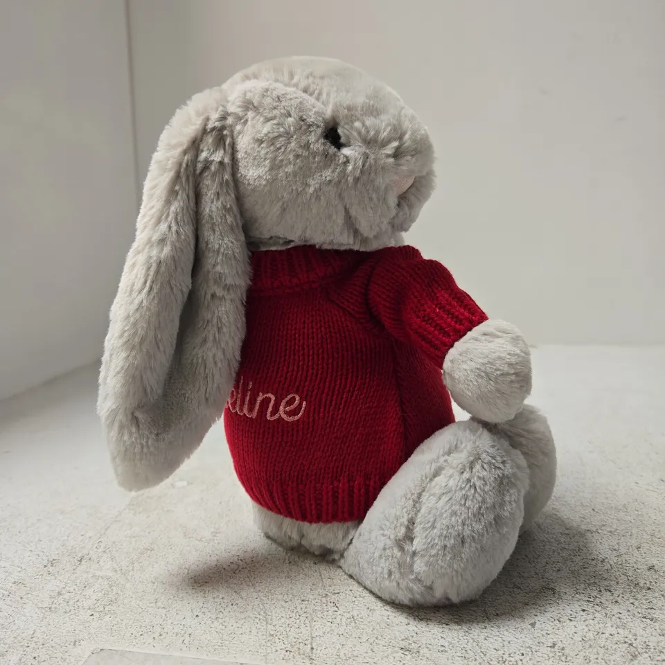 JELLYCAT BASHFUL SILVER BUNNY PLUSH TOY