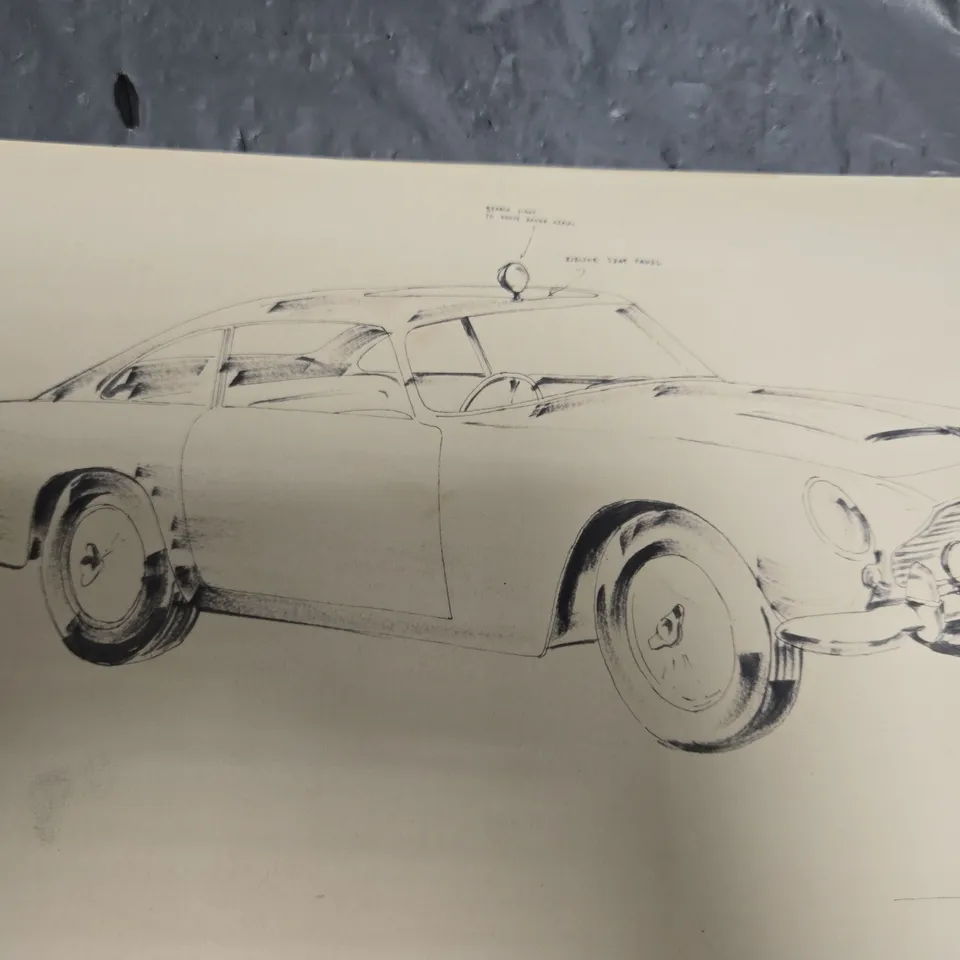 ASTON MARTIN CONCEPT SKETCHES – KEN ADAM LIMITED EDITION ART PRINT (142/650)