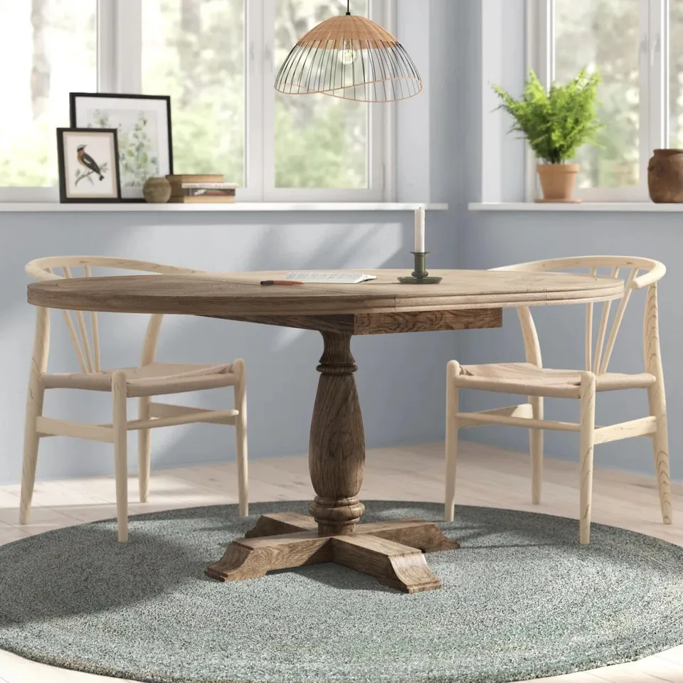 BOXED HEIL EXTENDABLE DINING TABLE