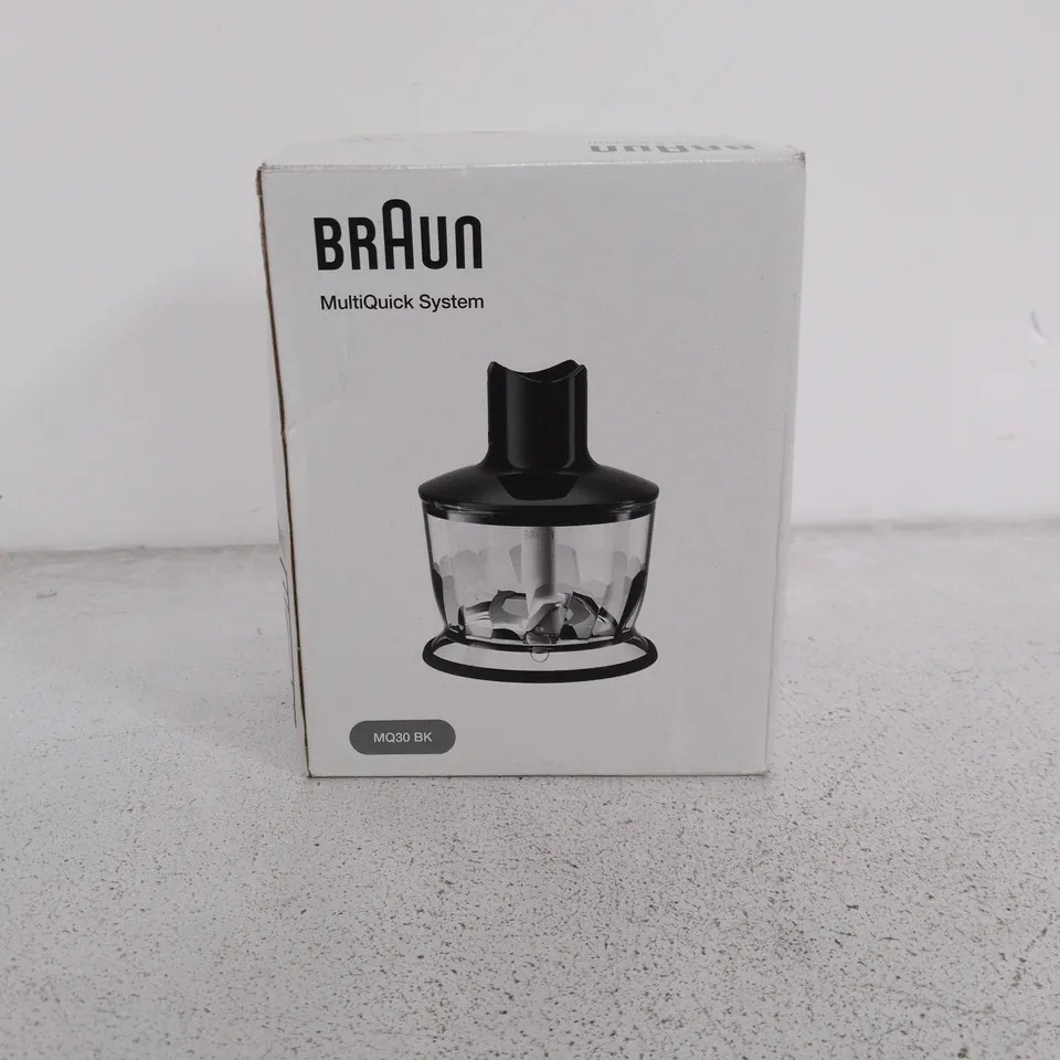 BOXED BRAUN MULTIQUICK SYSTEM PART - MQ30 BK