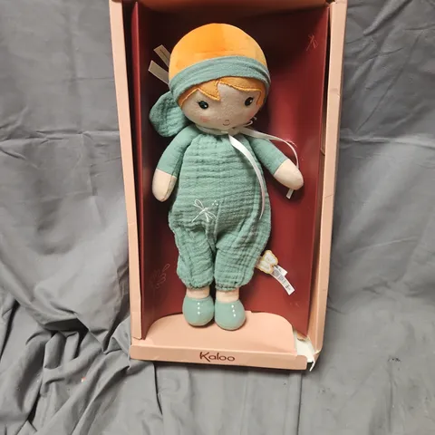 KALOO PLUSH DOLL IN PINK DISPLAY BOX