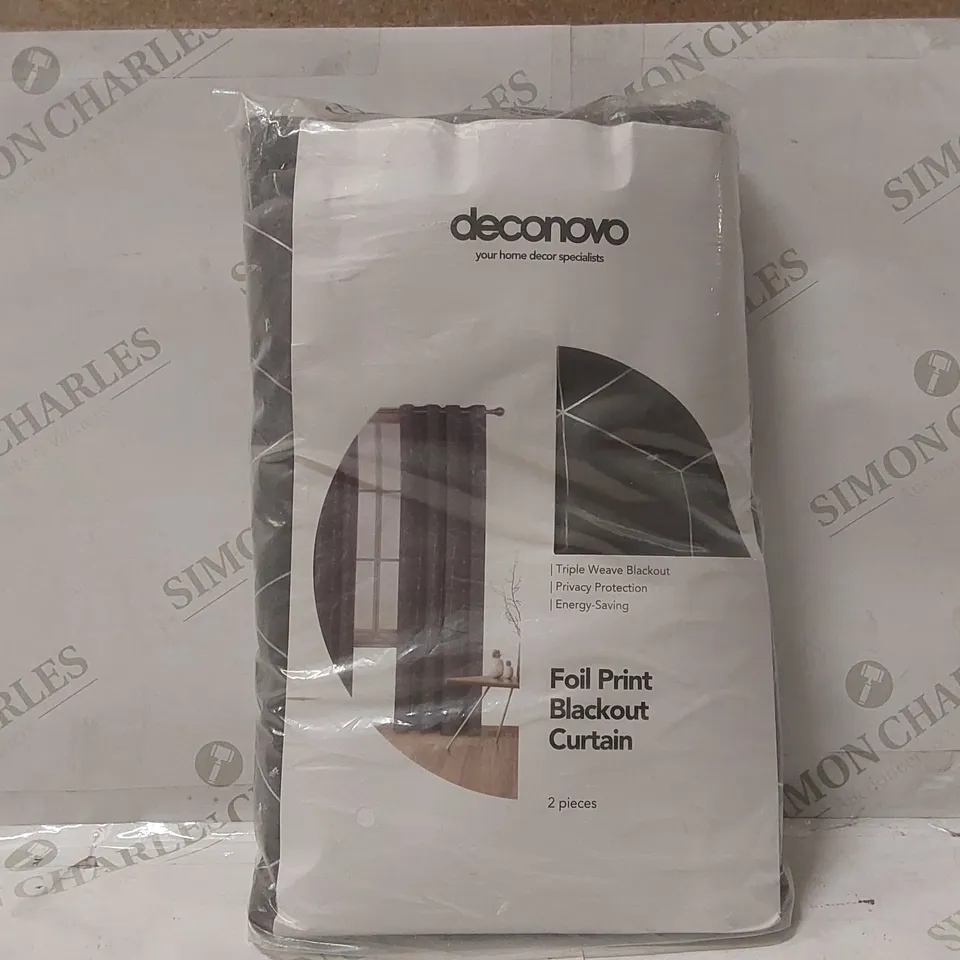 BAGGED BOST ROOM DARKENING THERMAL CURTAINS (SET OF 2) - 52 x 54"