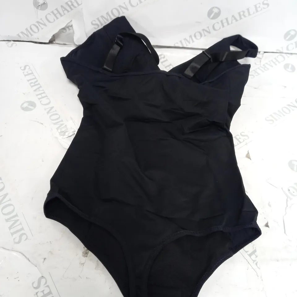 WOMANS BLACK SILKY LEOTARD / DRESS 