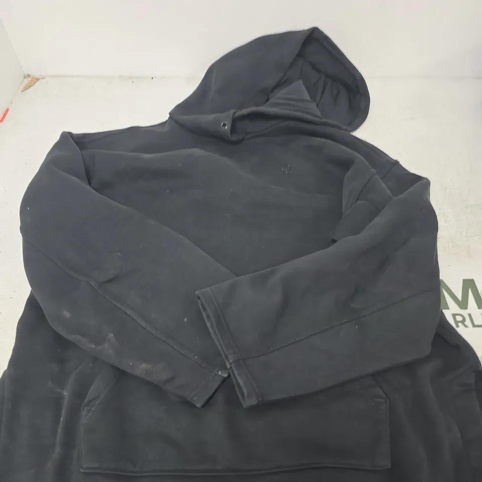 ADIDAS BLACK HOODIE – UK 10