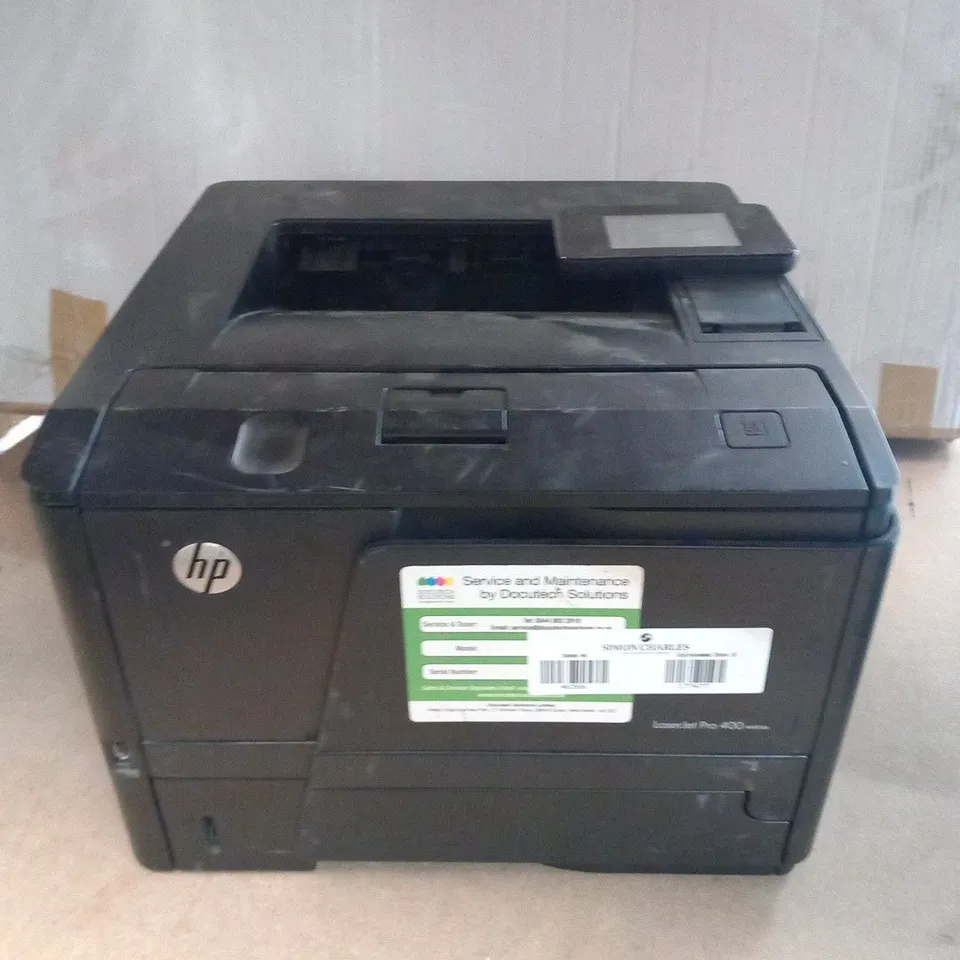 HP LASERJET PRO 400 M401DN A4 MONO DUPLEX LASER PRINTER - ETHERNET & USB - CF278A