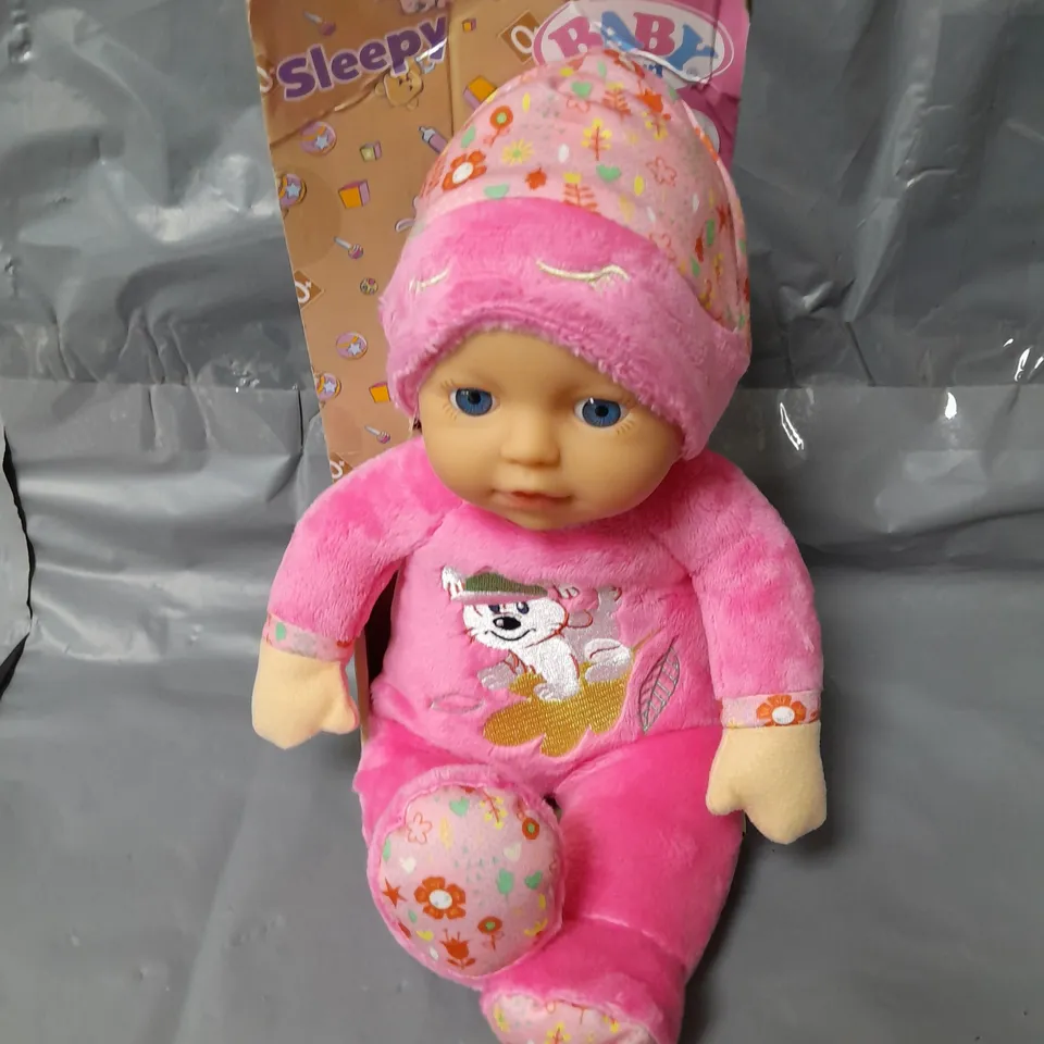 BABY BORN SLEEPY FOR BABIES PINK - 30CM