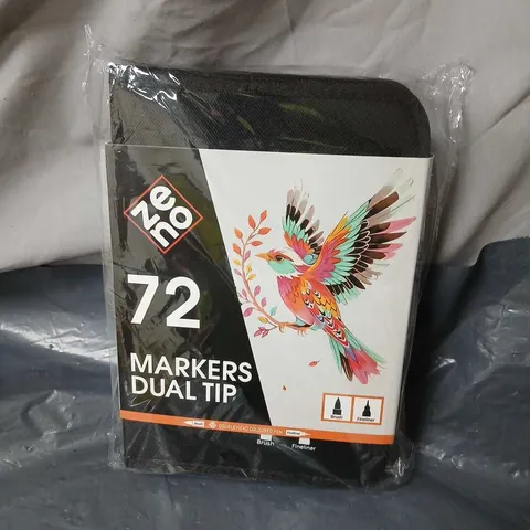 72 MARKERS DUAL TIP SET – BRUSH & FINELINER