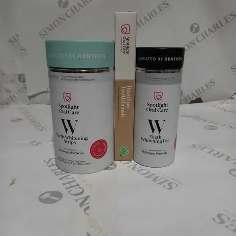 SPOTLIGHT ORAL CARE TEETH WHITENING STRIPS AND PEN