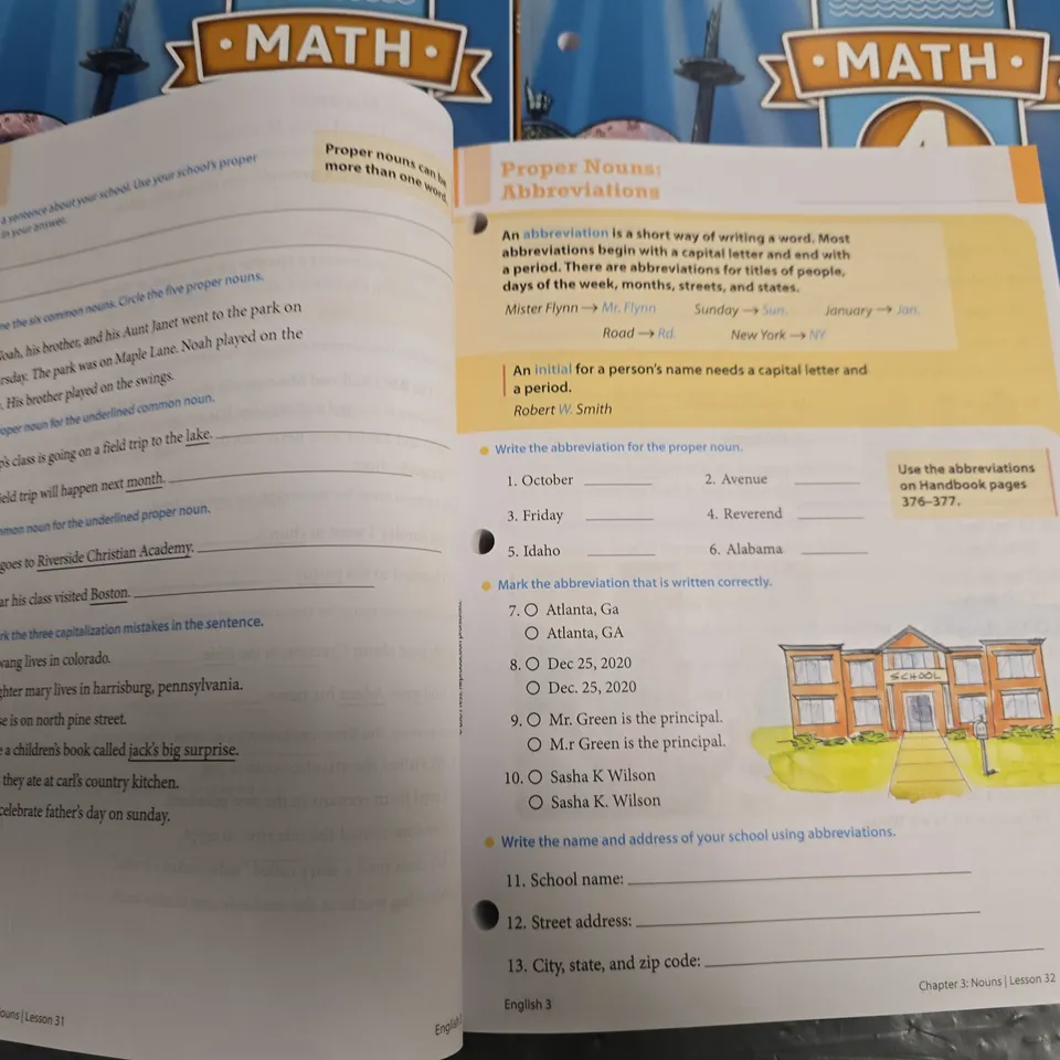 LOT OF 3 EDUCATIONAL WORK BOOKS 