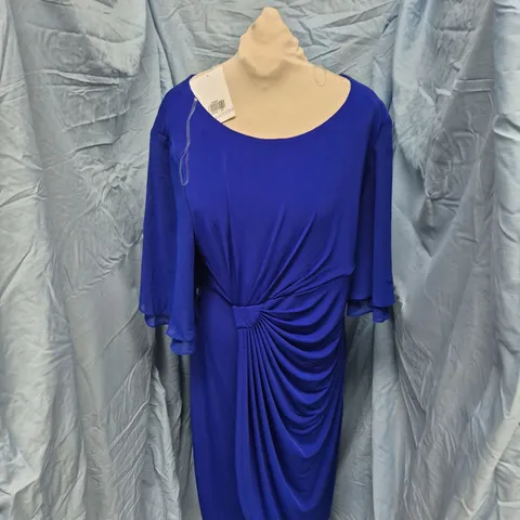 GINA BACCONI DRESS – STYLE SBF7048 – COBALT BLUE – UK 18